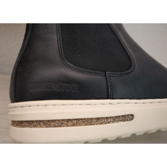 Birkenstock 1028473 Women's Sz 8 Black Leather Bend Chelsea Ankle Booties - Picture 7 of 14